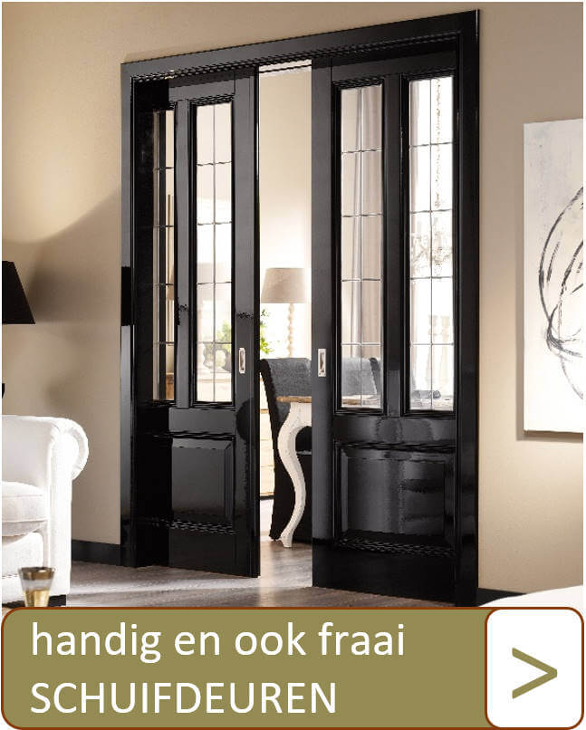 Handig en ook fraai schuifdeuren