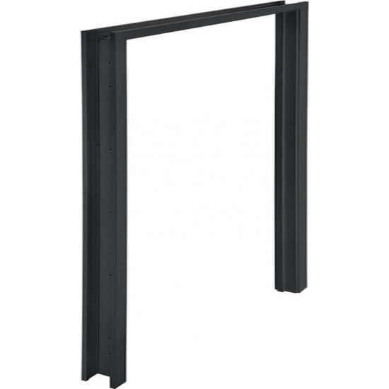 RenoV8 Nero kozijn 70mm dubbele deuren (zwart) COMPLETE SET