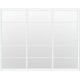 Industriële scheidingswand INDU5 wit Industriële scheidingswand INDU5 wit