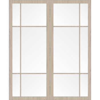 Massief eiken binnendeur DC0706 deurstel