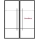 Stalen binnendeur DC-ST-0104-A Stalen binnendeur DC-ST-0104-A