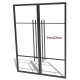 Stalen binnendeur DC-ST-0104-A Stalen binnendeur DC-ST-0104-A