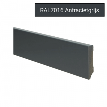 Plint modern 70x15 Voorgelakt RAL 7016