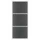 SSL 4203 rook glas taats of schuifdeur SSL 4203 rook glas taats of schuifdeur