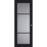 Svedex Front FR515 zwart binnendeur met glas Svedex Front FR515 zwart binnendeur met glas