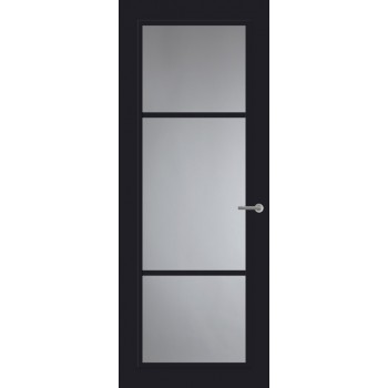 Svedex Front FR515 zwart binnendeur met glas