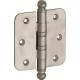 Kogellager scharnier 89x89 mat nikkel ongelakt bol