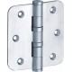 Kogellager scharnier 76x76 mat chroom vlak