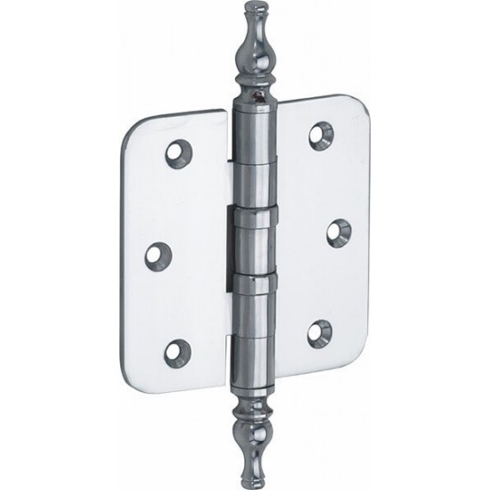 Kogellager scharnier 89x89 glans chroom vaas