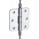 Kogellager scharnier 89x89 glans chroom vaas