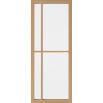 WK6313-Eik  incl. blankglas maatwerk