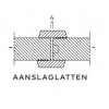 Aanslaglat standaard AC9201