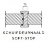 Schuifdeurnaald kraal AC9252