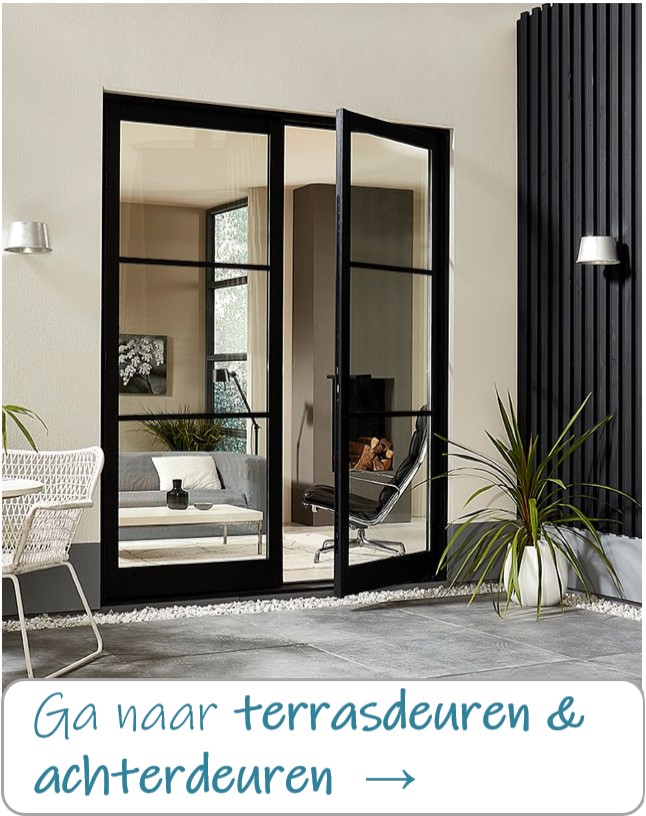 Ga naar onze terras- en achterdeuren
