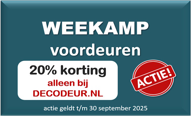 Weekamp voordeuren