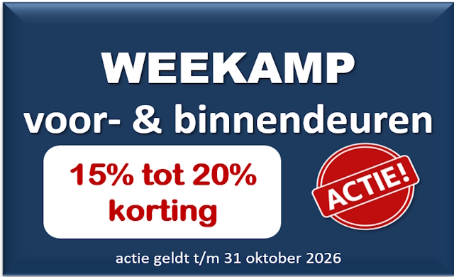 Weekamp voordeuren