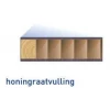 Stompe boarddeur honingraat voorraad