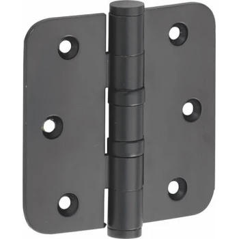 Kogellager scharnier 89x89mm mat zwart vlak Kogellager scharnier 89x89mm mat zwart vlak