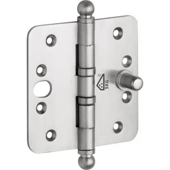 Kogellager scharnier 89x89mm mat nikkel titaan bol SKG*** Kogellager scharnier 89x89mm mat nikkel titaan bol SKG***