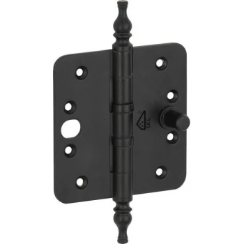 Kogellager scharnier 89x89mm mat zwart vaas SKG*** Kogellager scharnier 89x89mm mat zwart vaas SKG***