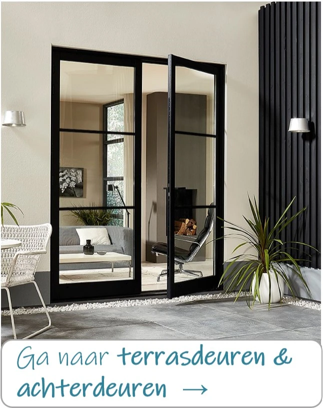 Ga naar onze terras- en achterdeuren