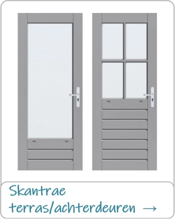 Skantrae terras- achterdeuren
