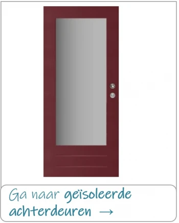 Geïsoleerde achterdeuren Geïsoleerde achterdeuren