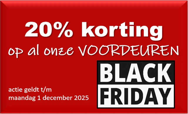 Black Friday bij DecoDeur