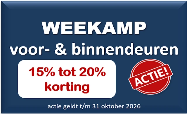 Weekamp voordeuren
