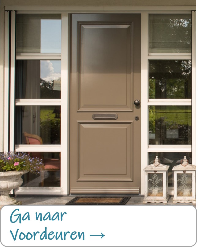 Veelzijdig assortiment voordeuren